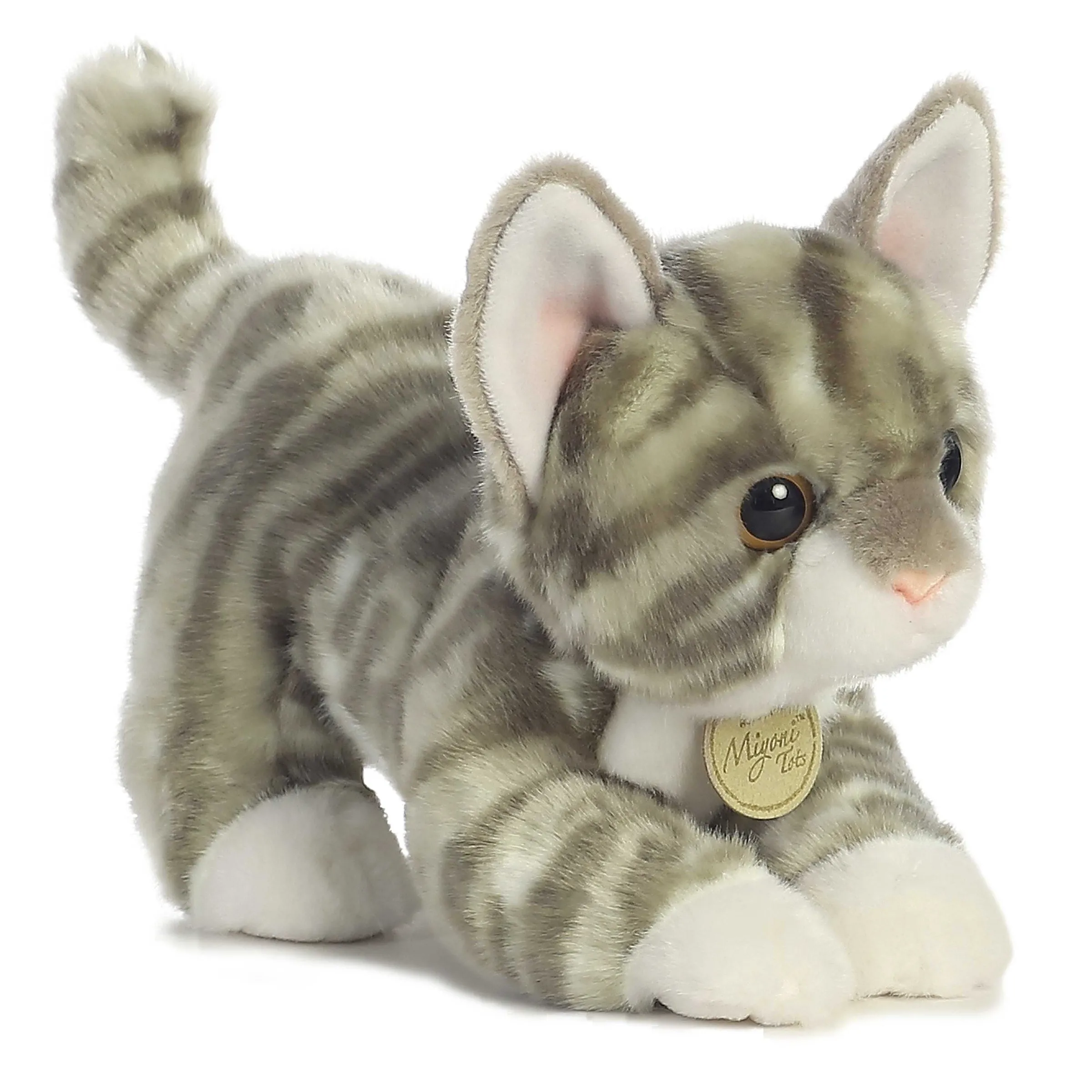 New - Miyoni® Tots - 9" Grey Tabby Kitten Miyoni®