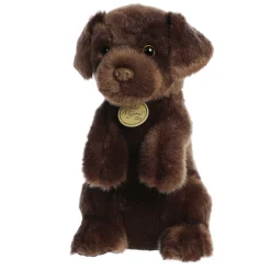Fashion - Miyoni® Tots - Sitting Pretty - 11" Chocolate Lab Miyoni®