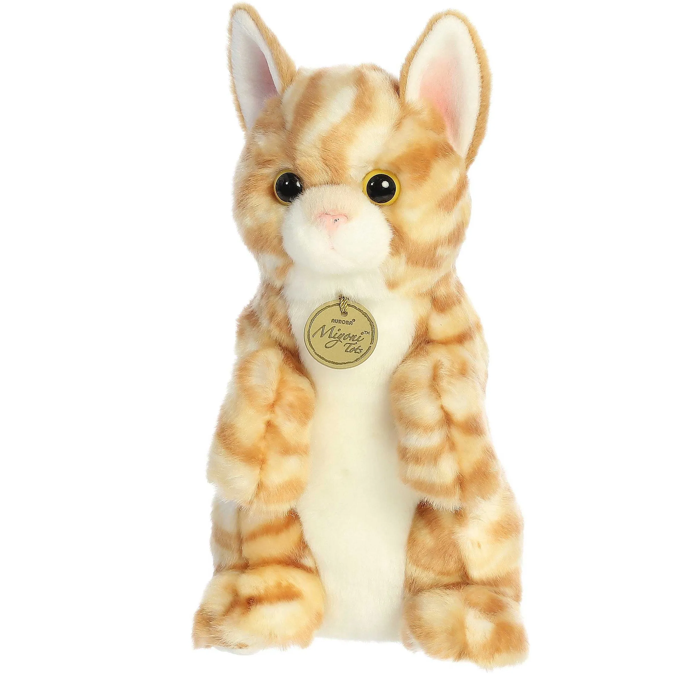 Hot - Miyoni® Tots - Sitting Pretty - 10.5" Orange Tabby Kitten Miyoni®