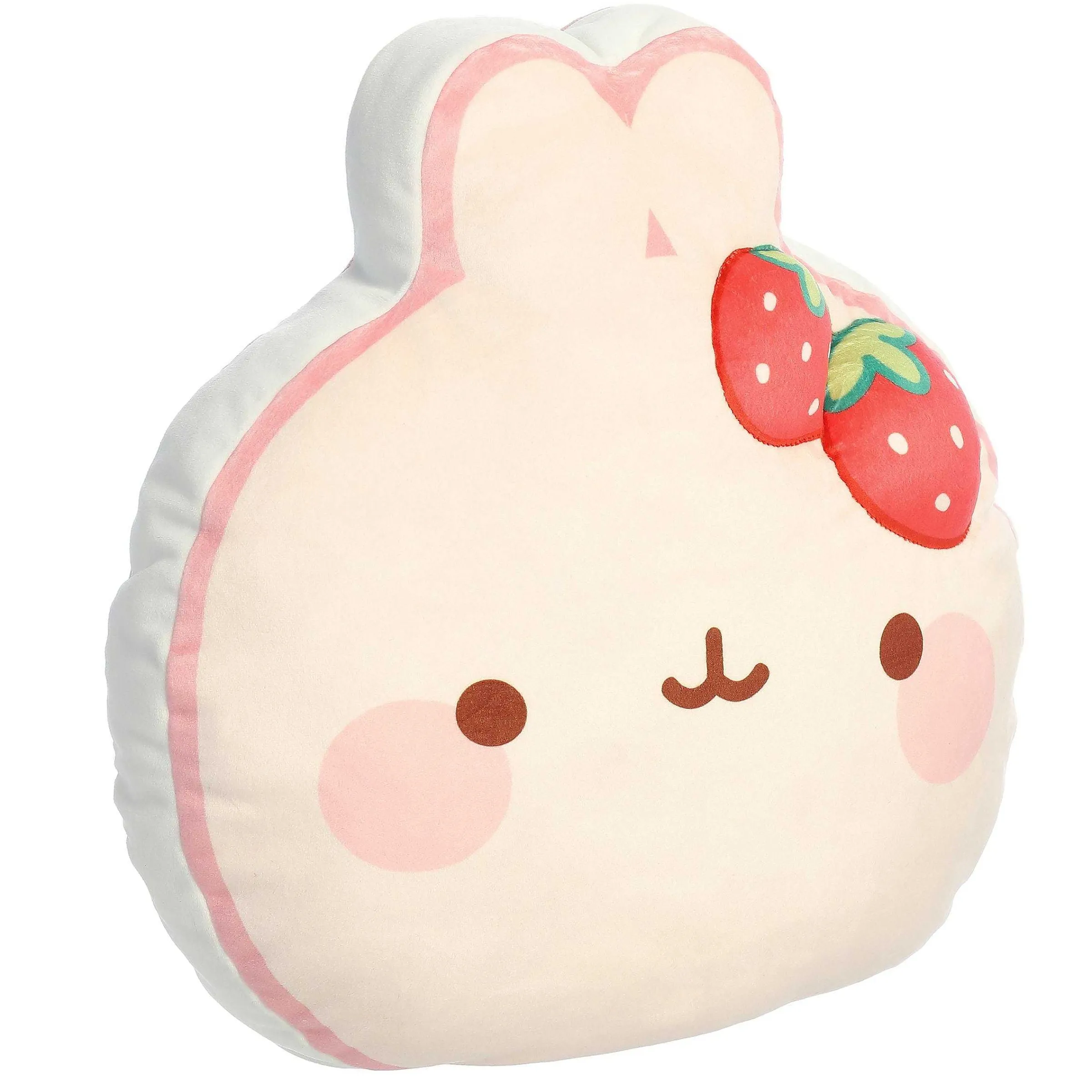 Sale Aurora® - Molang - 14" Squishy Strawberry Molang Macaron Molang