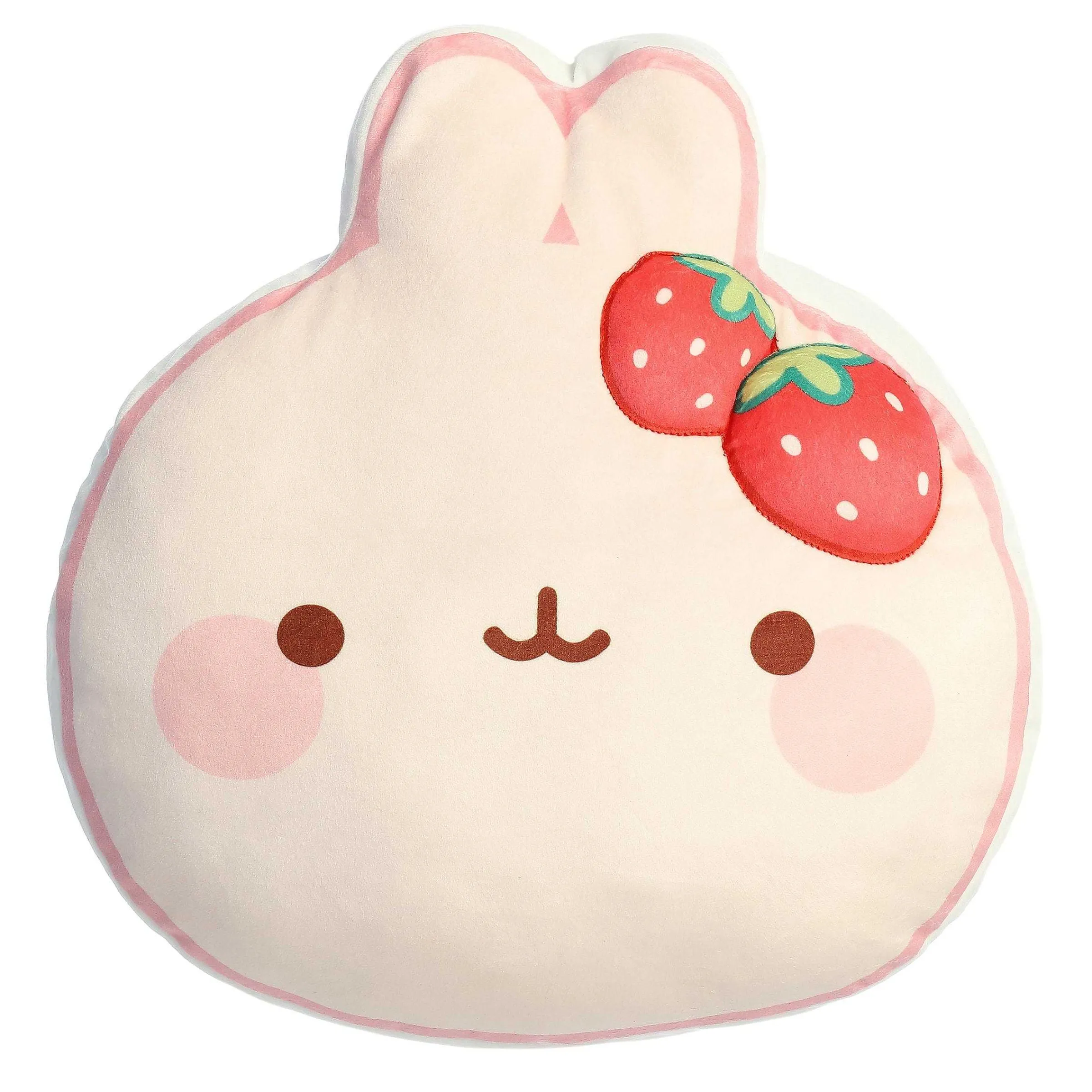 Sale Aurora® - Molang - 14" Squishy Strawberry Molang Macaron Molang