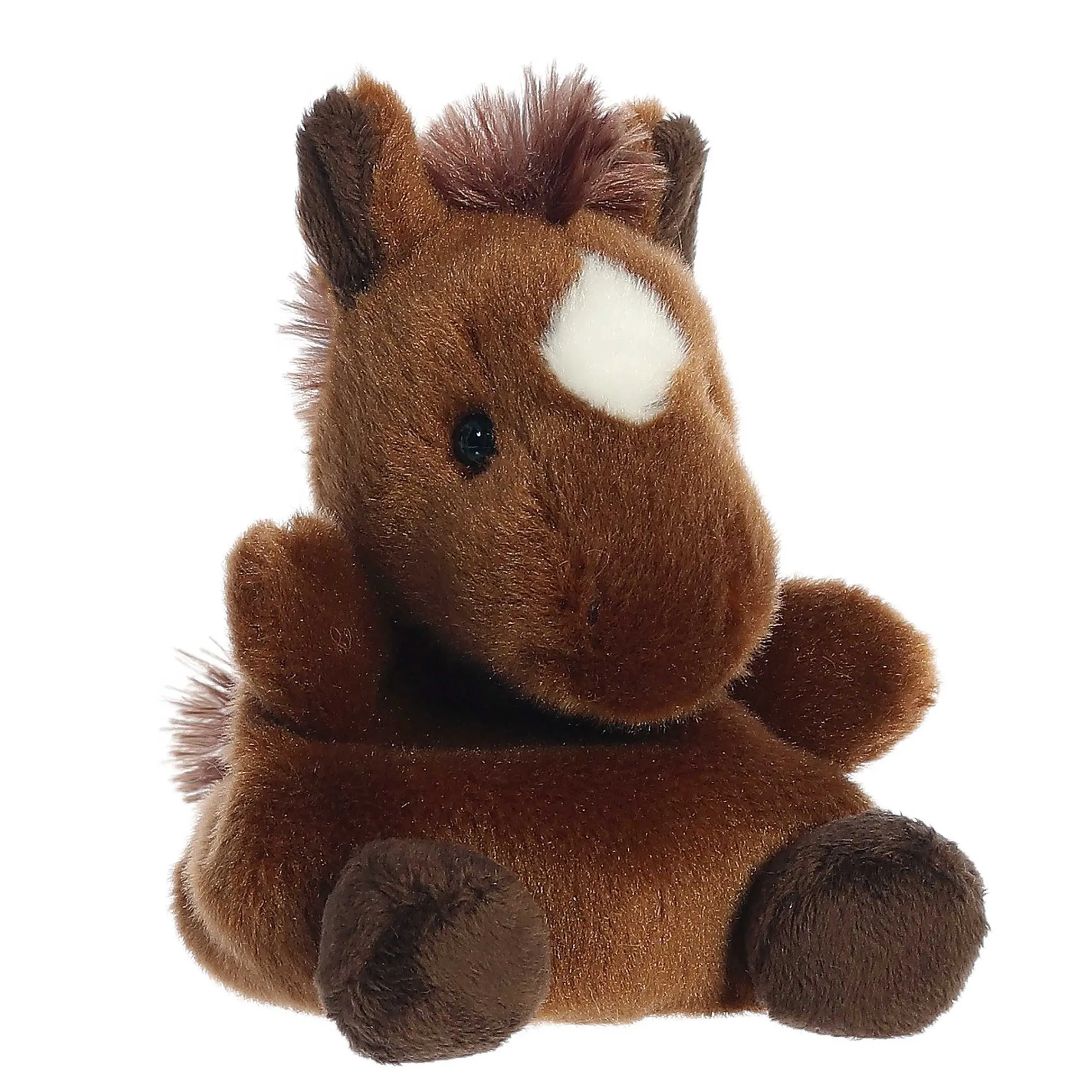 Hot Aurora® - Palm Pals - 5" Truffle Brown Horse Palm Pals