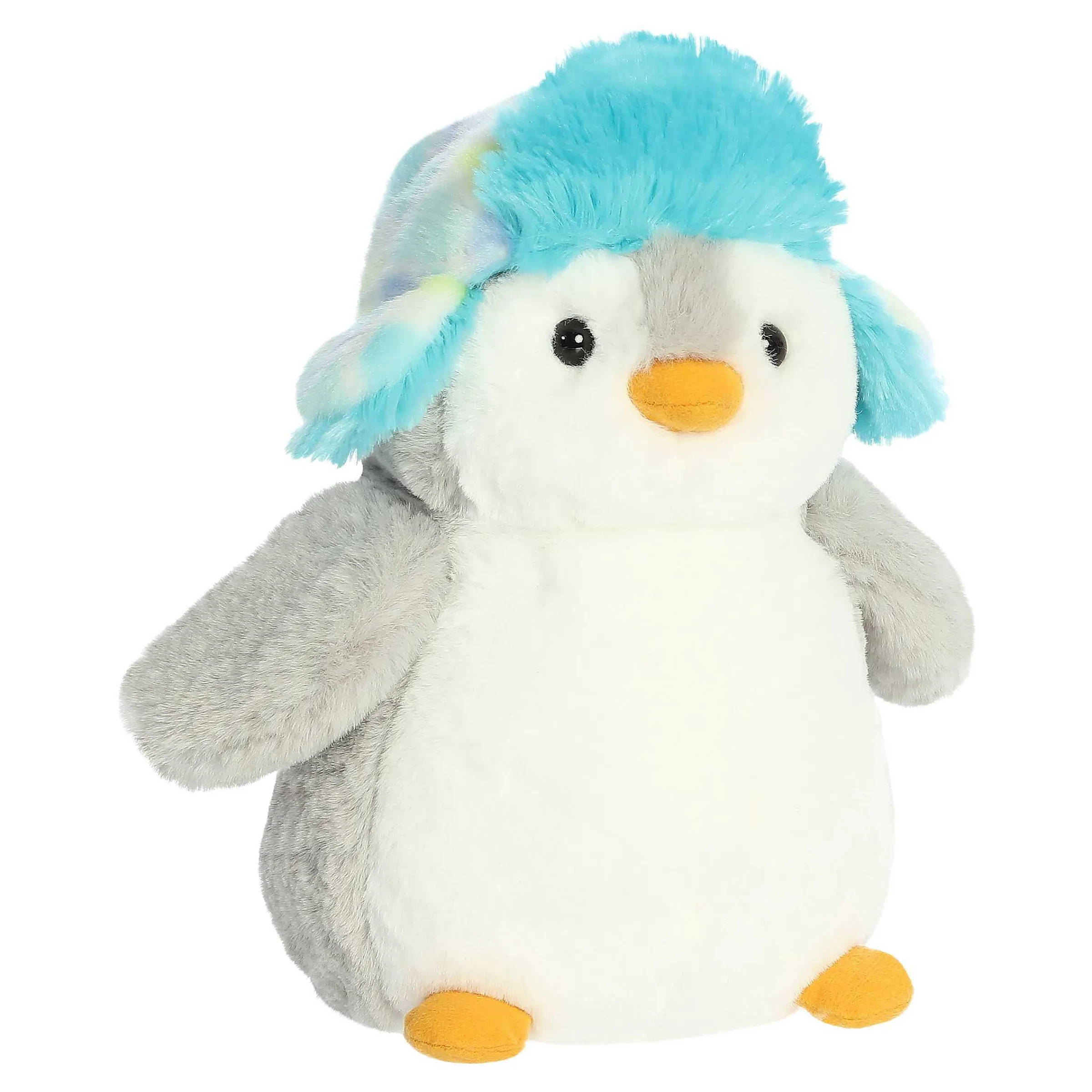 New - Pompom Penguin - 10" Blue Mosaic Arctic