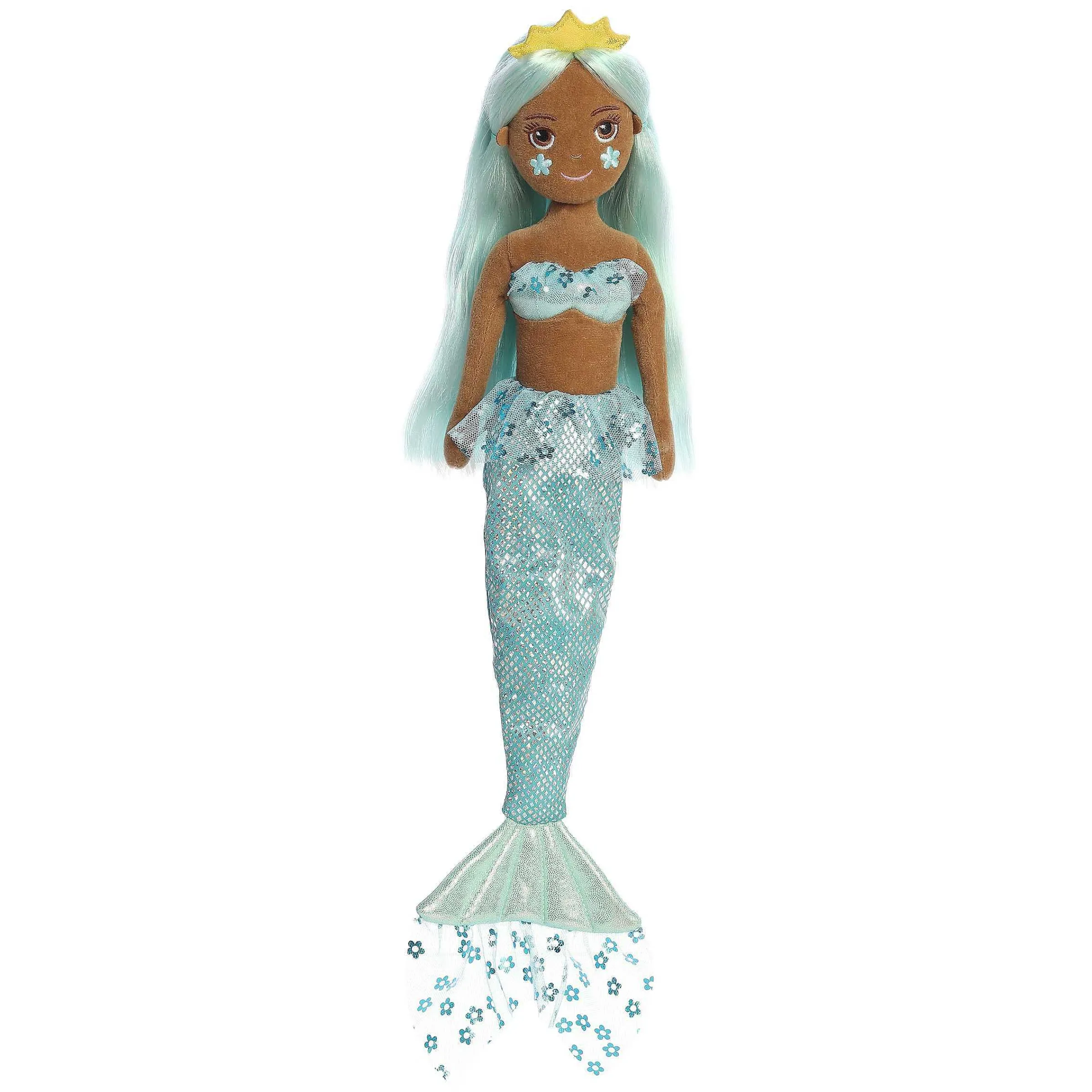 Discount - Sea Sparkles - Cheeky Too Sparkles - 18" Aqua Fleur New