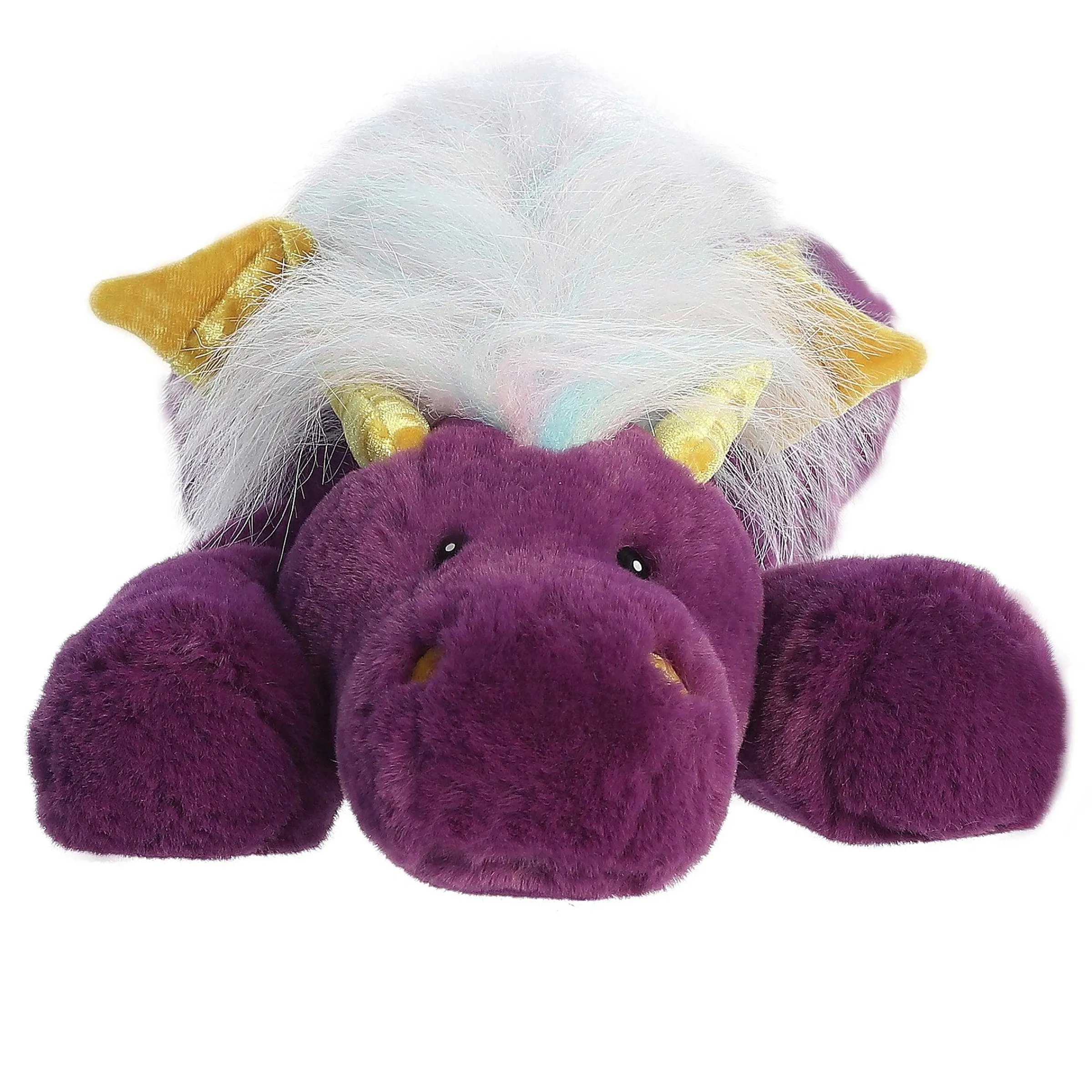New - Snoozles - 17" Purple Dragon Fantasy