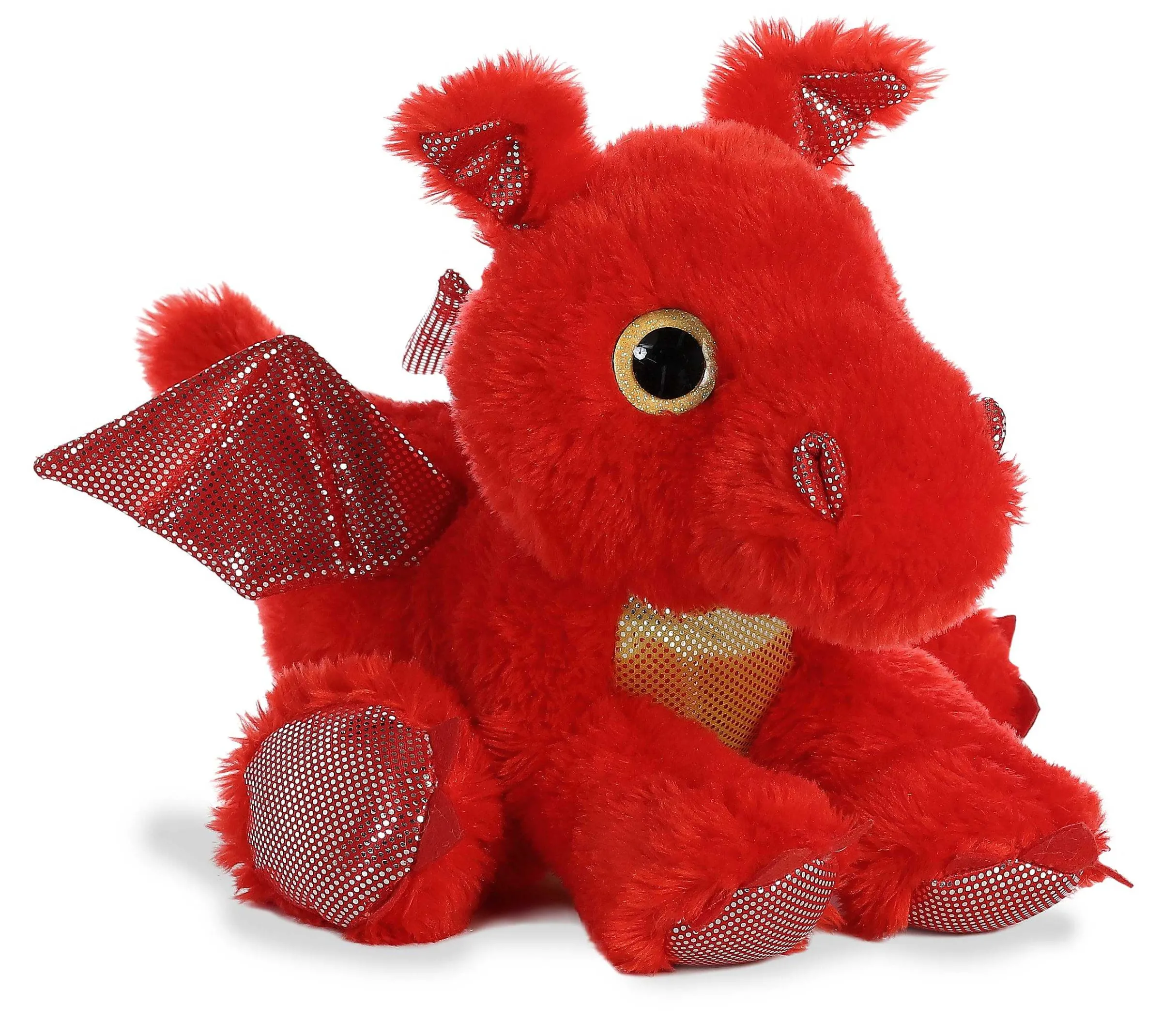 Clearance - Sparkle Tales - 12" Sizzle Red Dragon Fantasy