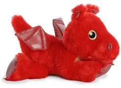 Clearance - Sparkle Tales - 12" Sizzle Red Dragon Fantasy