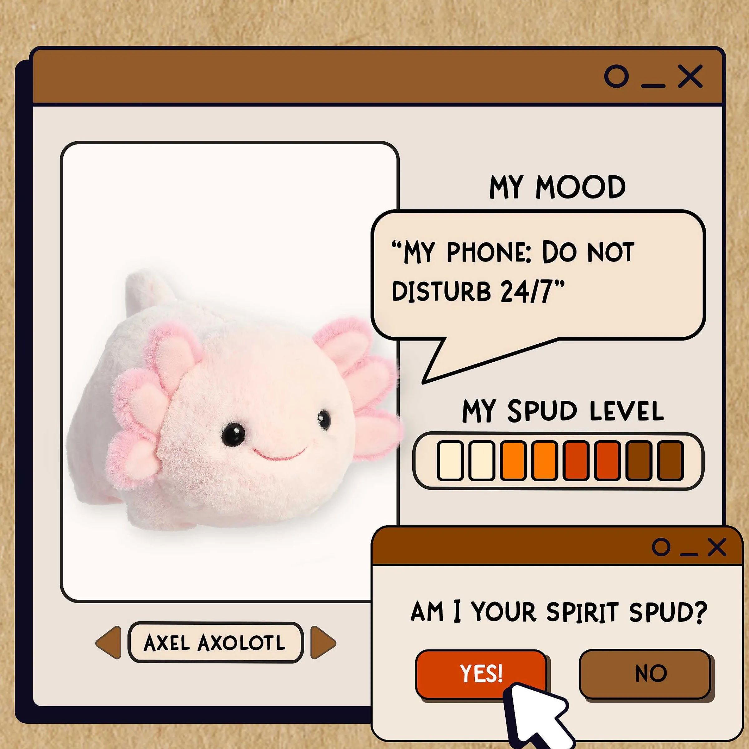 Best - Spudsters - 10" Axel Axolotl Spudsters
