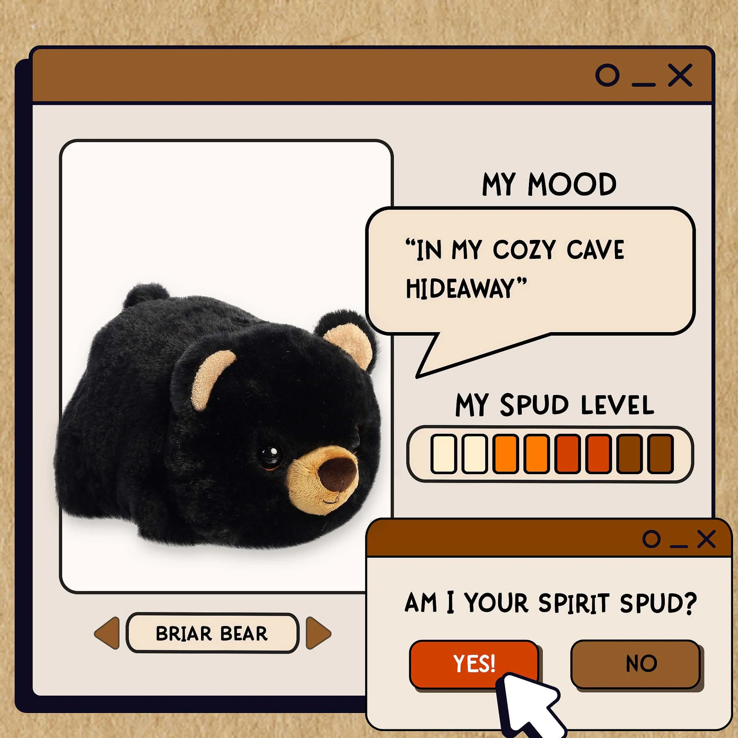 Outlet - Spudsters - 10" Briar Bear Spudsters