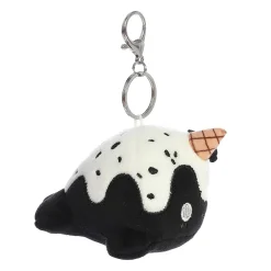 Fashion Aurora® - Tasty Peach® - 4" Cookies & Cream Nomwhal Keychain New