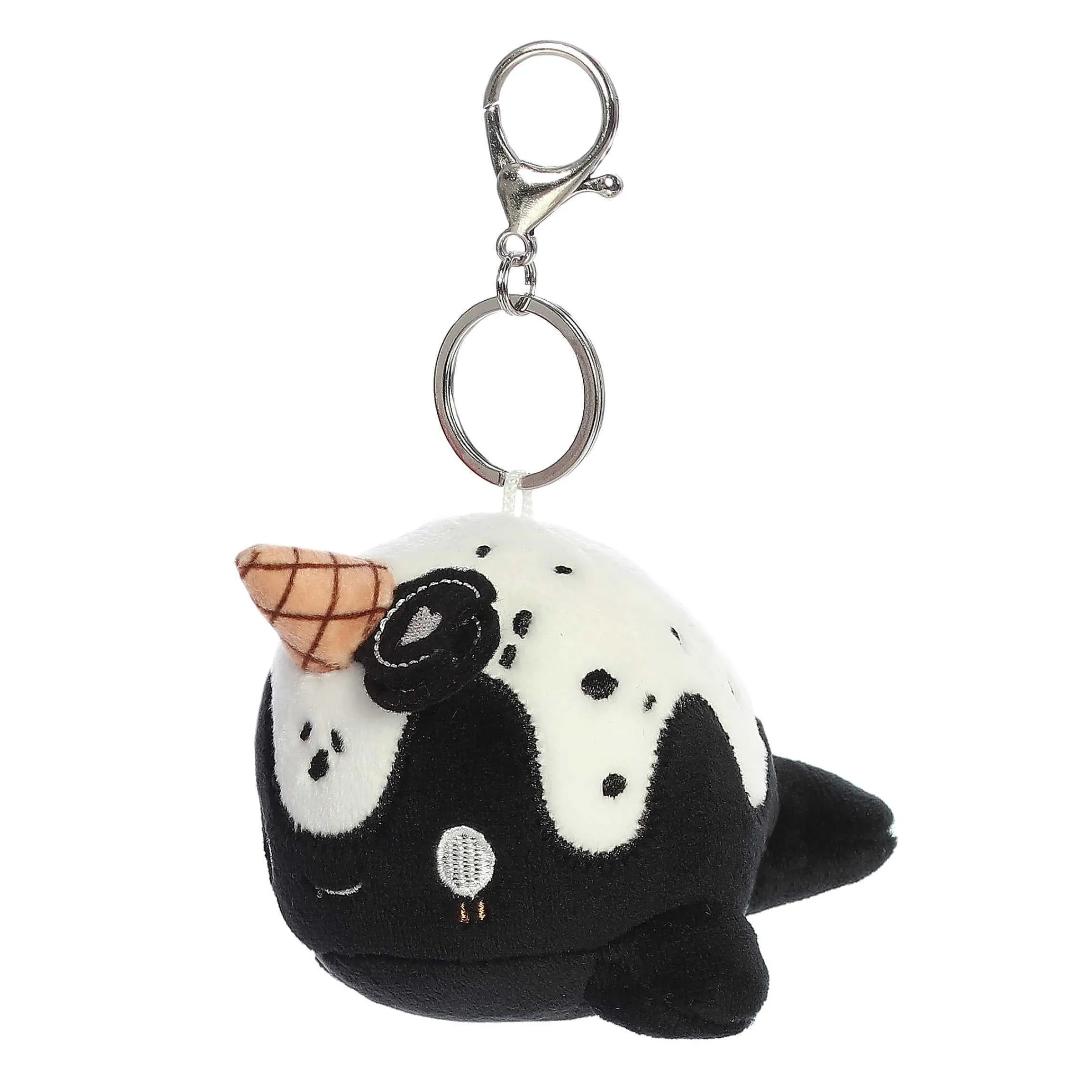Fashion Aurora® - Tasty Peach® - 4" Cookies & Cream Nomwhal Keychain New