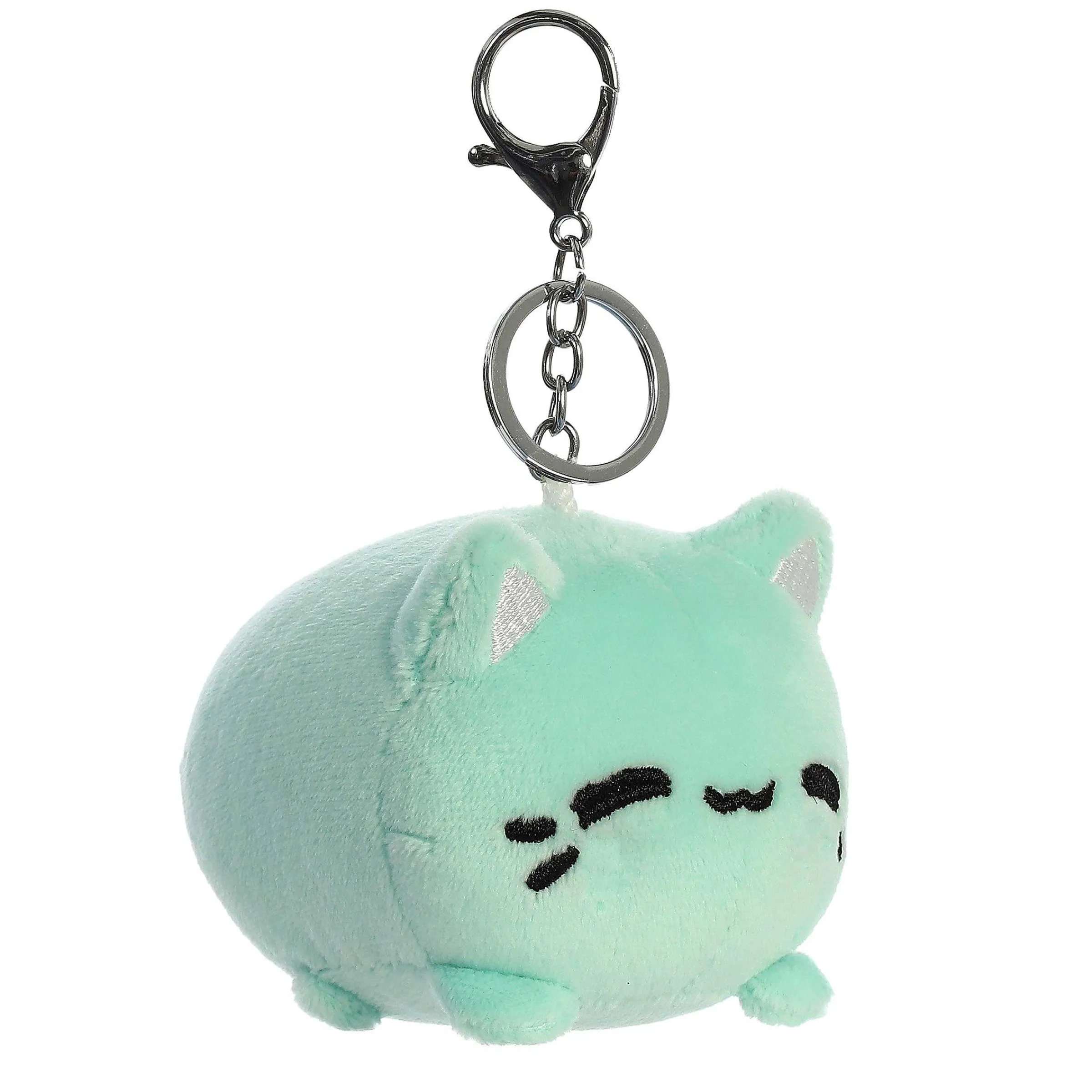 Fashion Aurora® - Tasty Peach® - 3.5" Mint Meowchi Keychain Tasty Peach®