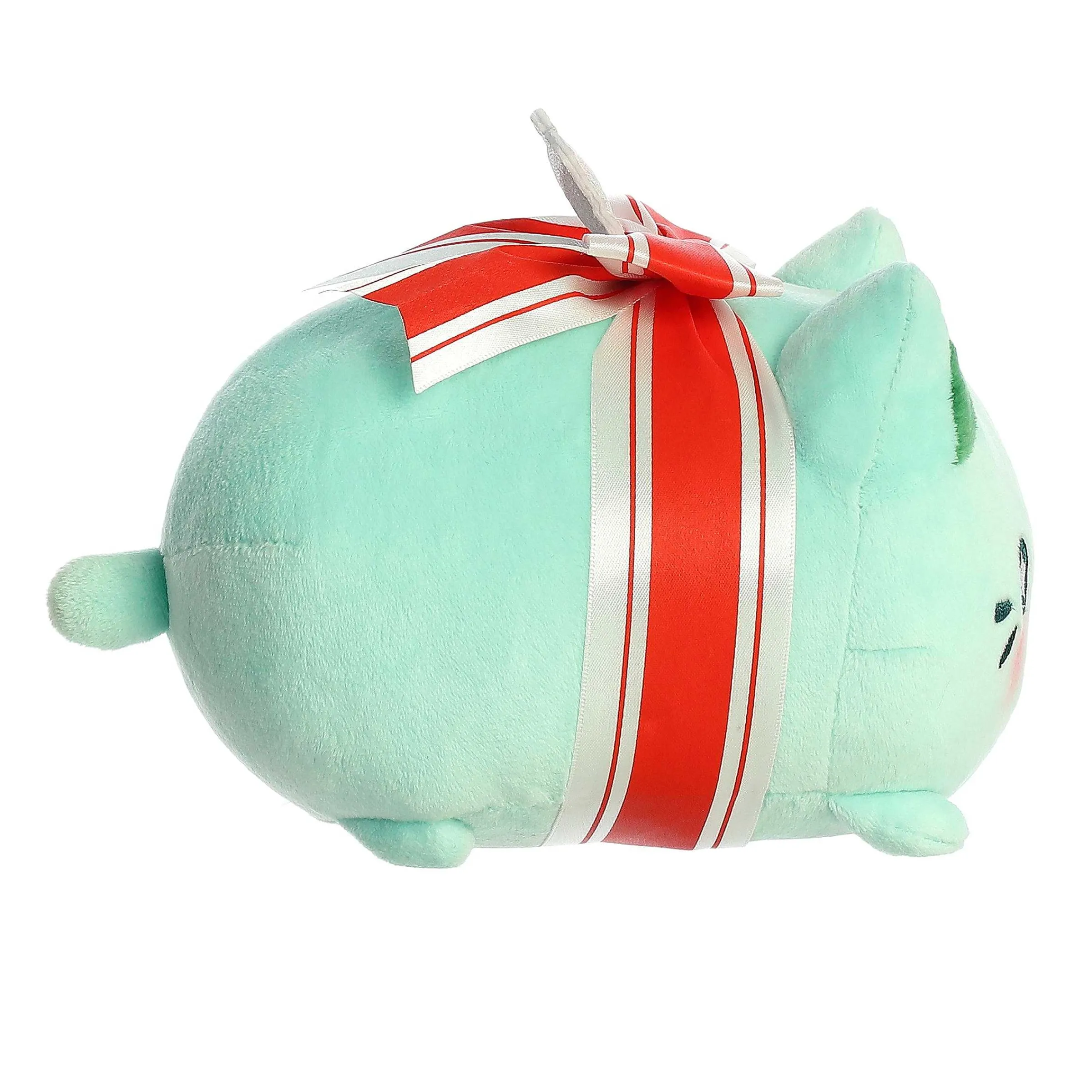 Online Aurora® - Tasty Peach® - 7" Winter Wreath Meowchi Tasty Peach®