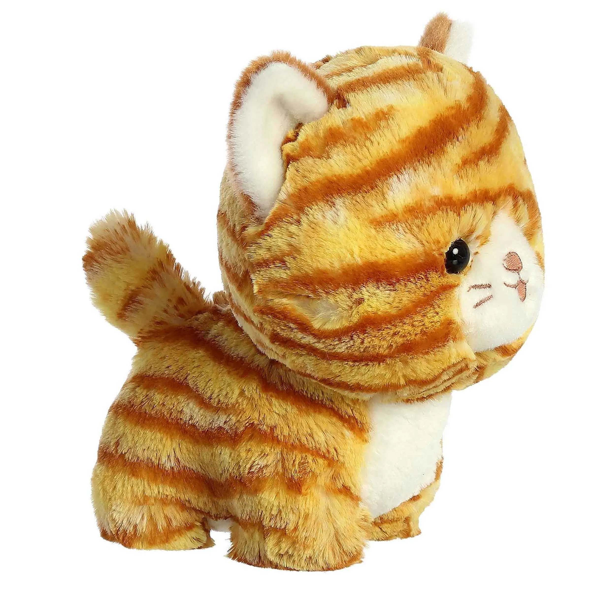 Best - Teddy Pets - 7" Orange Tabby Cat Pets