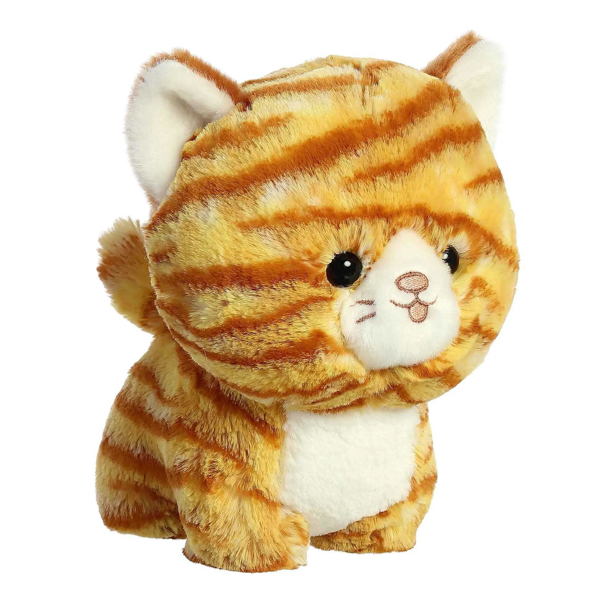 Best - Teddy Pets - 7" Orange Tabby Cat Pets