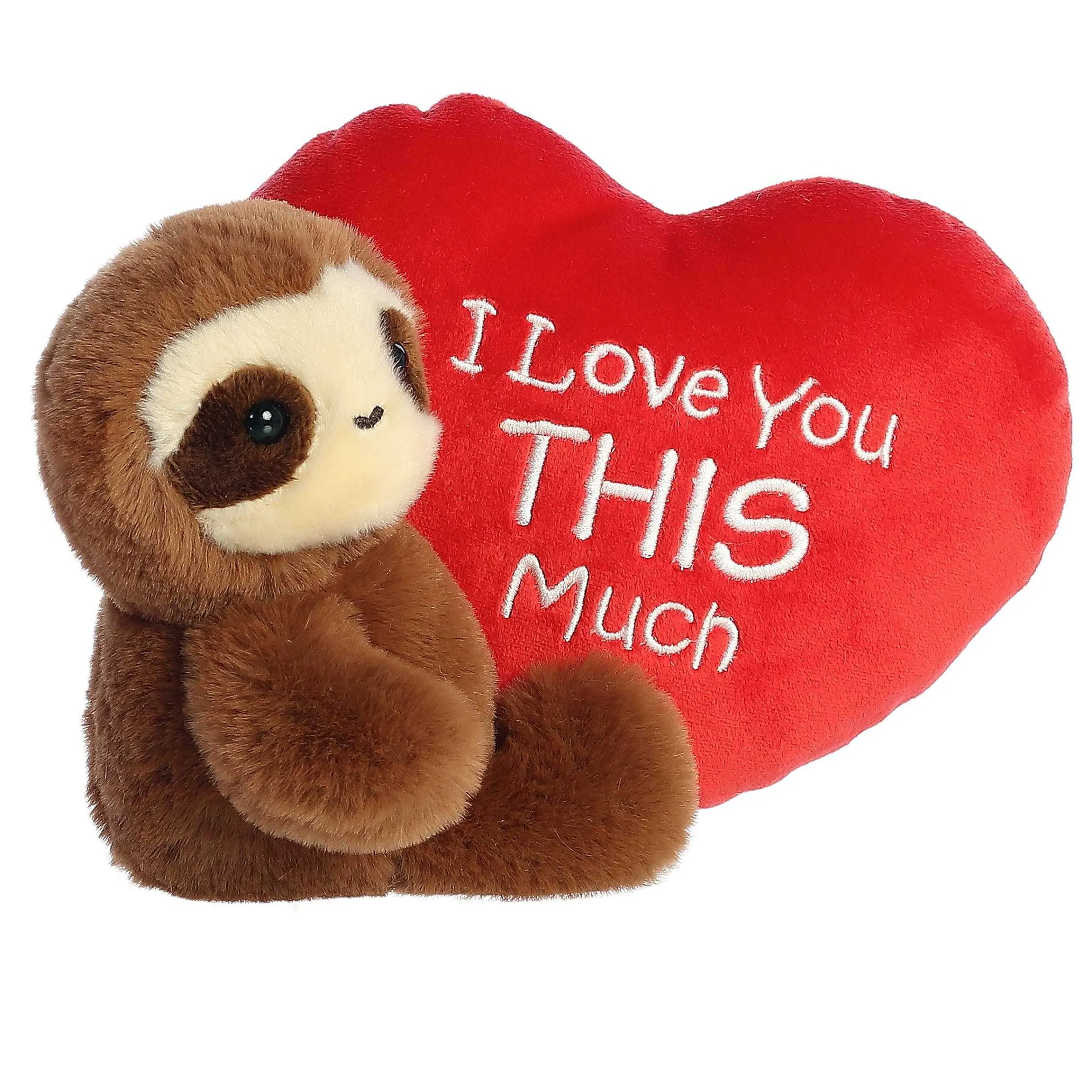 Outlet - Valentine - I Love You This Much - 9" Sloth Jungle