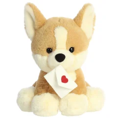 Hot - Valentine - Val Pets - 10" Sealed With A Kiss Corgi Pets