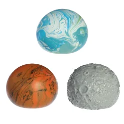 New - Earth, Moon, And Mars Balls New