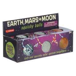 New - Earth, Moon, And Mars Balls New