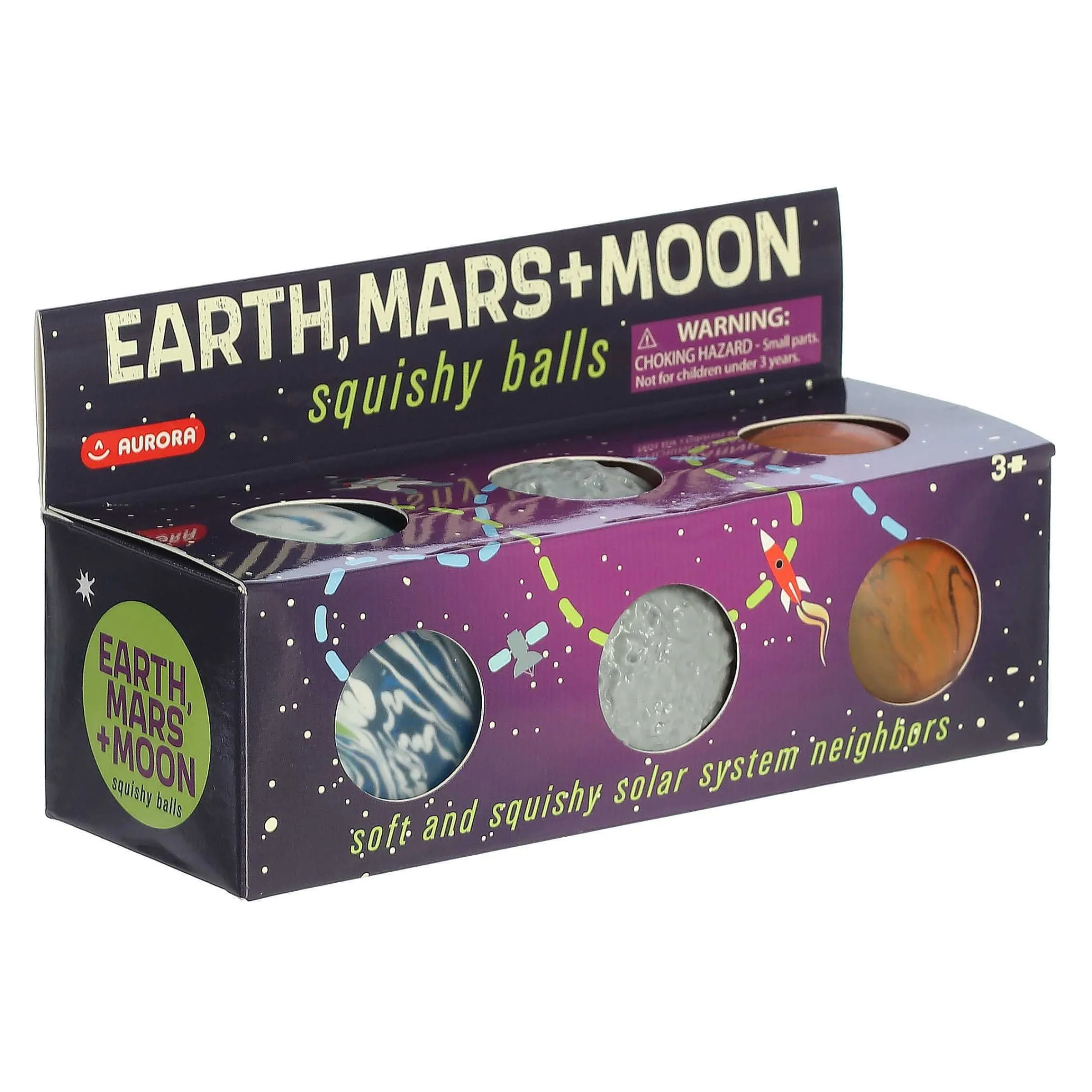 New - Earth, Moon, And Mars Balls New