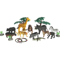 Online - Habitat - Animals Of The Wild Play Set New