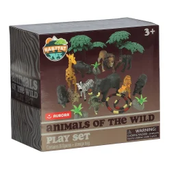 Online - Habitat - Animals Of The Wild Play Set New