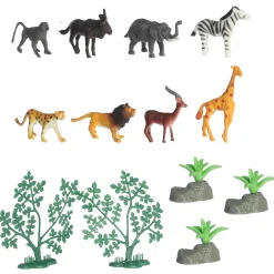 Hot - Habitat - Mini Safari Play Figures Prehistoric