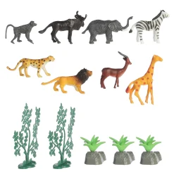 Hot - Habitat - Mini Safari Play Figures Prehistoric