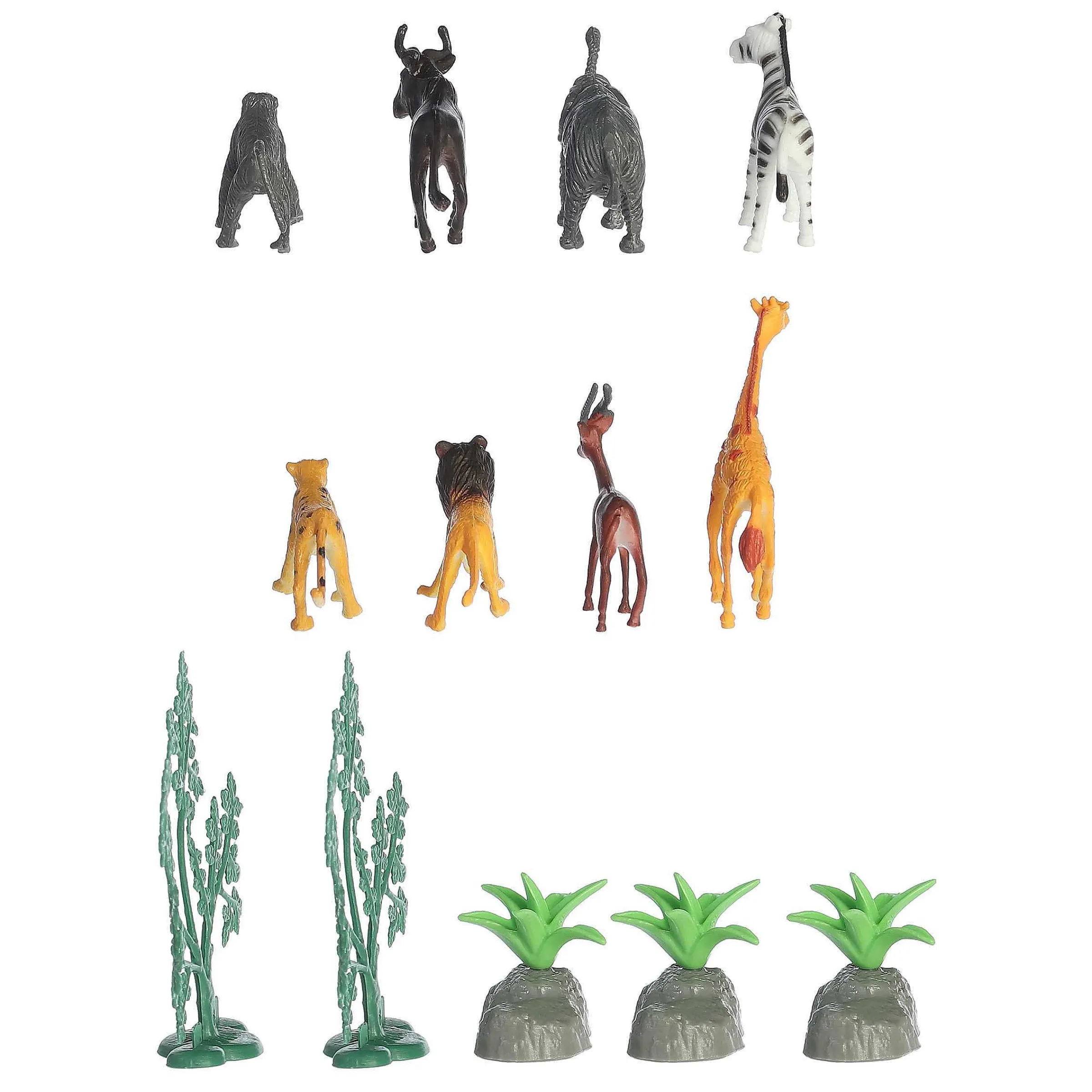 Hot - Habitat - Mini Safari Play Figures Prehistoric