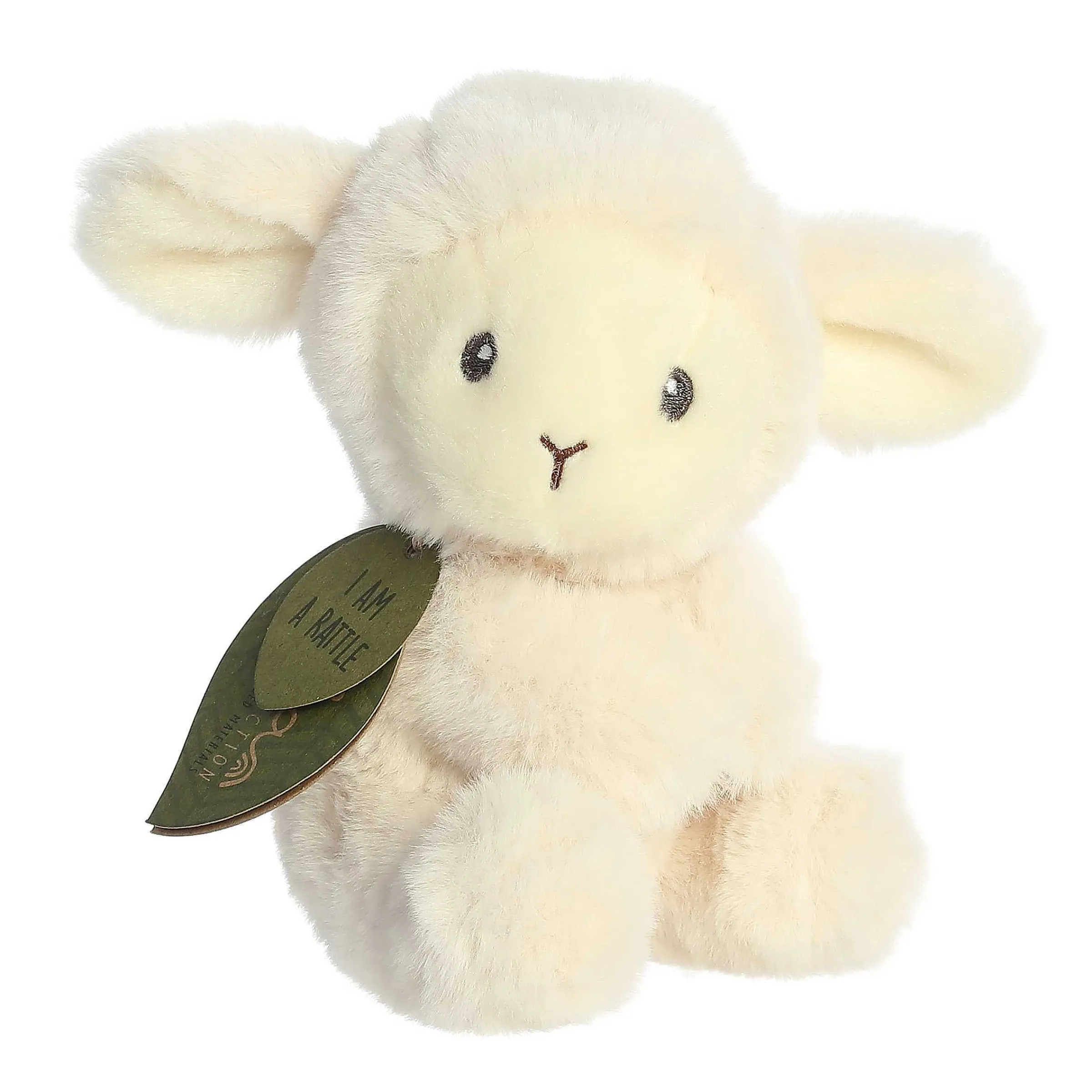 Outlet Ebba - Eco Ebba - 6" Lamb Rattle Eco Ebba