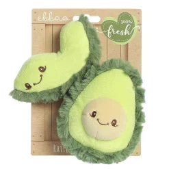 New Ebba - Precious Produce - Avocado Rattle & Crinkle Set Rattles